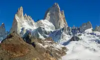 Zoom al macizo del Fitz Roy.
