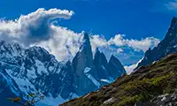 Vista del Cerro Torre desde el sendero al mirador Maestri.